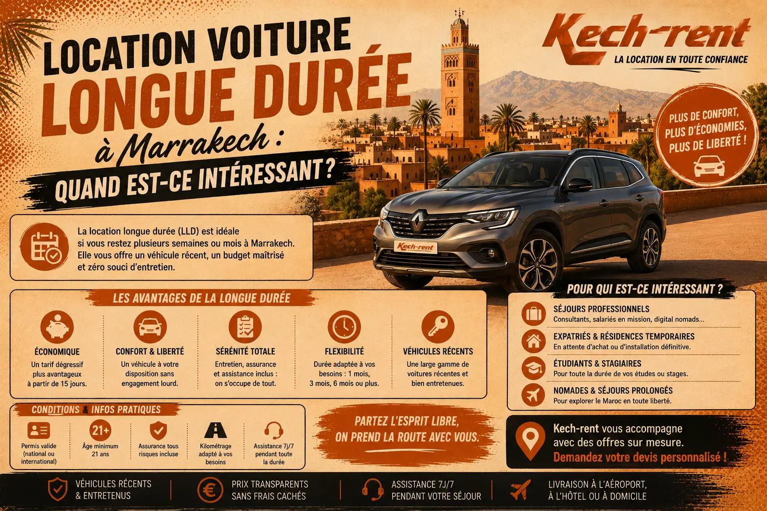 location voiture Marrakech avec KechRent